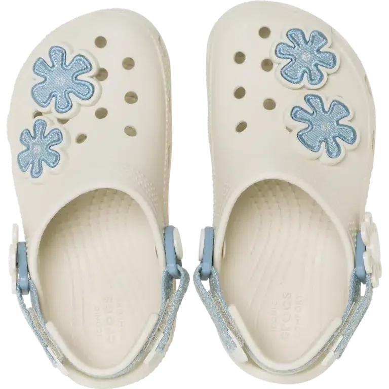 Toddler Classic Denim Flower med justerbar bakrem Toddler Classic Denim Flower med justerbar bakrem