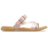 Tulum Shimmer Toe Post Sandal ”Pink Clay”