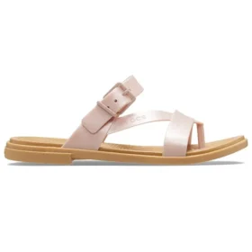 Tulum Shimmer Toe Post Sandal ”Pink Clay”