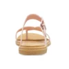 Tulum Shimmer Toe Post Sandal ”Pink Clay”