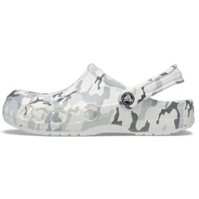 Unisex Bayaband-sandaler – Vit kamouflage ”Gråvit”