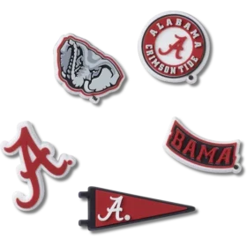 University of Alabama 5-pack Jibbitz™-berlocker