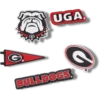 University of Georgia 5-pack Jibbitz™-berlocker