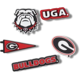 University of Georgia 5-pack Jibbitz™-berlocker