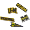 University of Michigan 5-pack Jibbitz™-berlocker