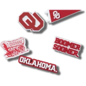 University of Oklahoma 5-pack Jibbitz-berlocker